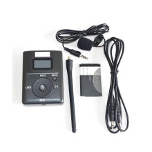 Mini Portable Stereo Digital FM Transmitter FM Radio Station Broadcast with Microphone Support TF C