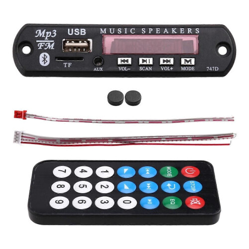 Wireless Bluetooth 5.0 Decoder Board 5.0 DC 12V MP3 WMA Audio Module