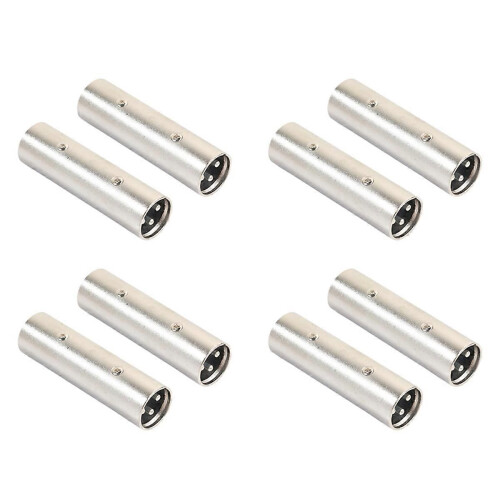 XLR-Stecker-auf-Stecker-Adapter, Mikrofonkabeladapter – 2er-Pack