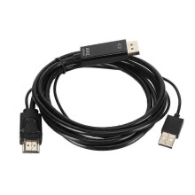 HD Multimedia Interface Kabel naar DP 4K 60Hz, Plug and Play Display Converter compatibel met PS3, Xbox