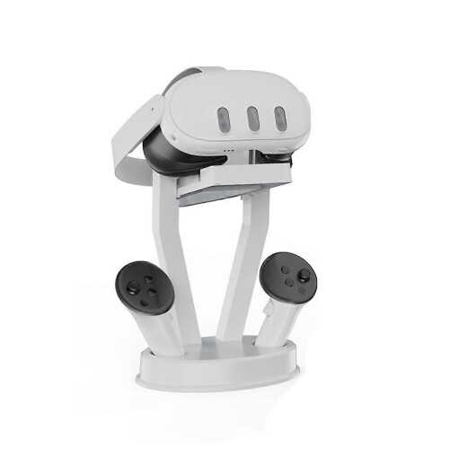Console Controller Organizer for Meta Quest3/ Quest 2 Grip Organizer for PS MOVE Grip Desktop Organizer White 2