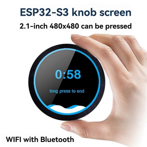 ESP32-S3 Πλακέτα Ανάπτυξης LVGL 2,1 ιντσών στρογγυλή περιστροφ 2