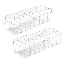 2 scatole porta carte collezionabili, scatola porta carte in plastica