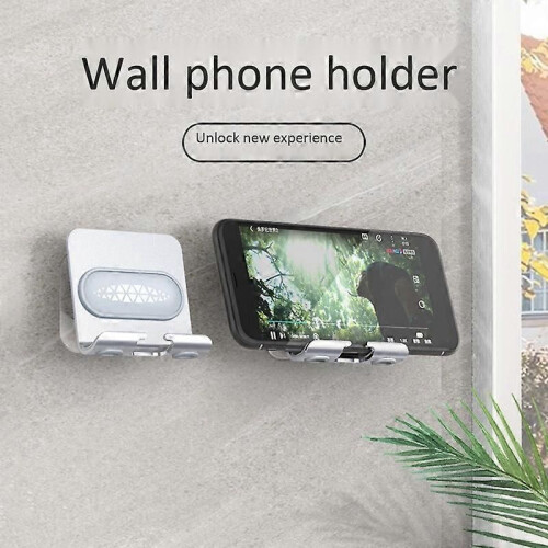 Wall Phone Holder Mount ,Update Version Wall Phone Mount for Bathroom,Kitchen Office 1