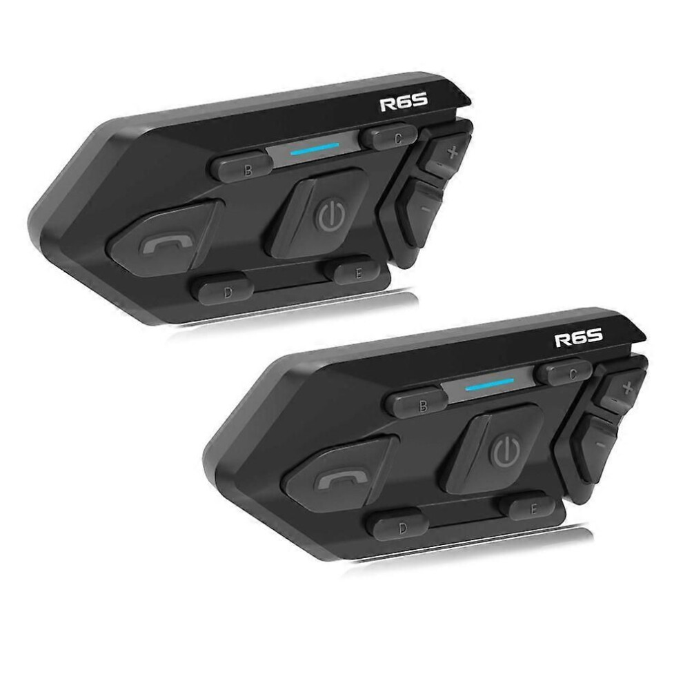 Wayxin 1Pc Motorcycle Helmet Intercoms 1200M Bt Headset Wireless Interphone Waterproof Support Hands Calls Auto-Answer Stereo 9319739673586