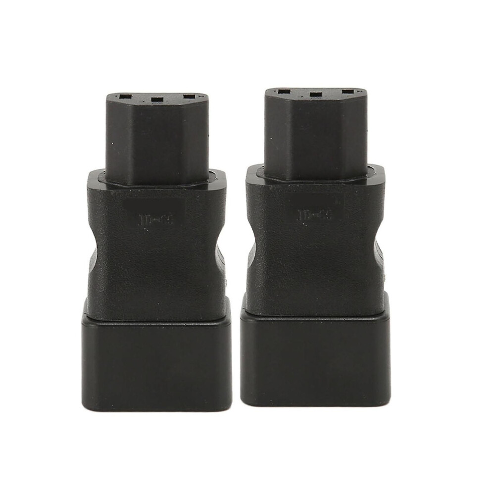 2Pcs Iec320 C20 To Iec320 C13 Power Adapter Plug And Play C20 To C13 Power Plug Adapter For Server Ups Pdu Ups Socket 9319739661248