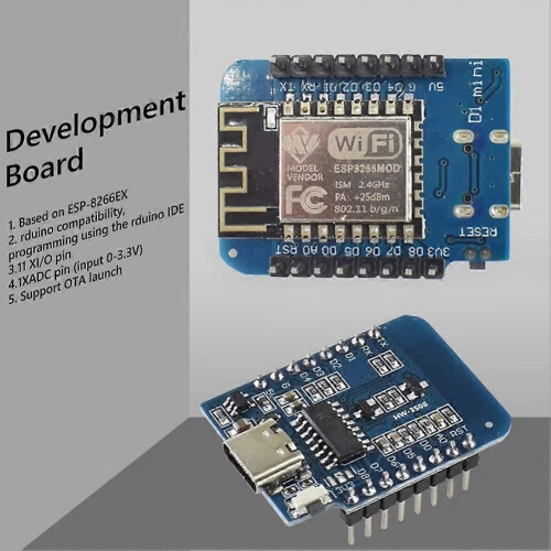 10 τεμάχια D1 Mini TYPE-C Development Board USB ESP8266 ESP-12F V2 Module WiFi D1 Mini Dev Boar 2