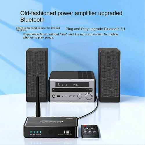 Δέκτης ήχου Bluetooth Πομπός 5.1 NFC Στερεοφωνικός 3.5Mm AUX RCA Οπτ 1