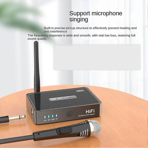 Δέκτης ήχου Bluetooth Πομπός 5.1 NFC Στερεοφωνικός 3.5Mm AUX RCA Οπτ 2