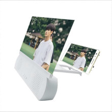 Screen Magnifier,Universal 10 Inch Mobile Phone Screen Magnifier 3D HD Video Amplifier Smartphone Stand