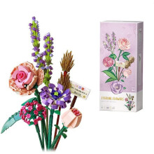 LINLIN Blomsterbyggesæt – ABS3D-modellegetøjssæt