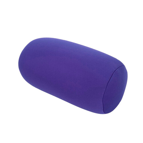 Pernă tip rulou cu microperle pentru susținerea gâtului, 30x16cm