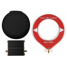 Breitbandantenne 10 kHz–180 MHz für Funkgeräte (Walkie Talkies, SDR), rot