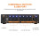 JOYO JP-05 Σταθμός τροφοδοσίας κιθάρας με 8 απομονωμένες εξ 3