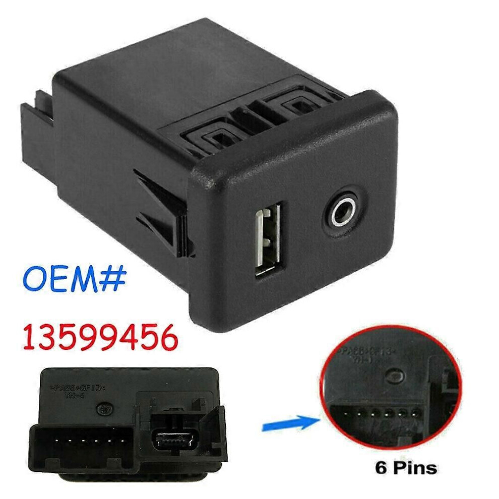 For A Audio Auxiliary Aux Jack Usb Charging Port Module Socket 13599456 9319739655247