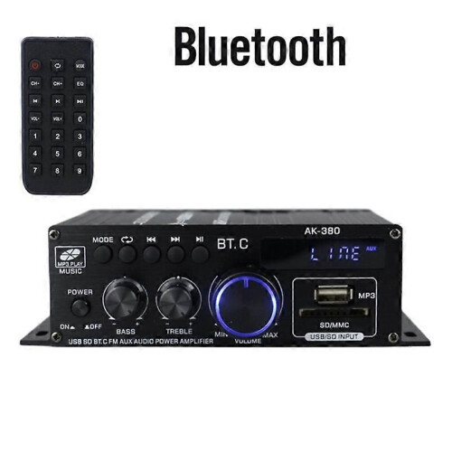 Ak380 800W 12V Ενισχυτής Ισχύος Bluetooth Στερεοφωνικός Οικιακός Ήχος 1