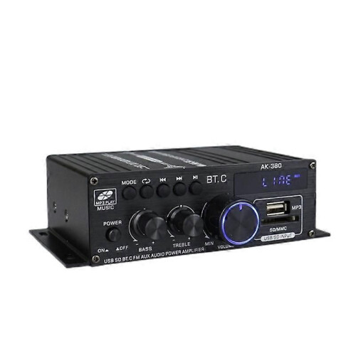 Ak380 800W 12V Ενισχυτής Ισχύος Bluetooth Στερεοφωνικός Οικιακός Ήχος 2