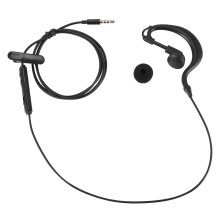 3.5mm Single In-Ear Only Mono Earphone Earbud Headphone w/ Mic For Phone for Samsung