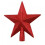 Christmas Star Tree Topper 20cm Shatterproof Plastic 1