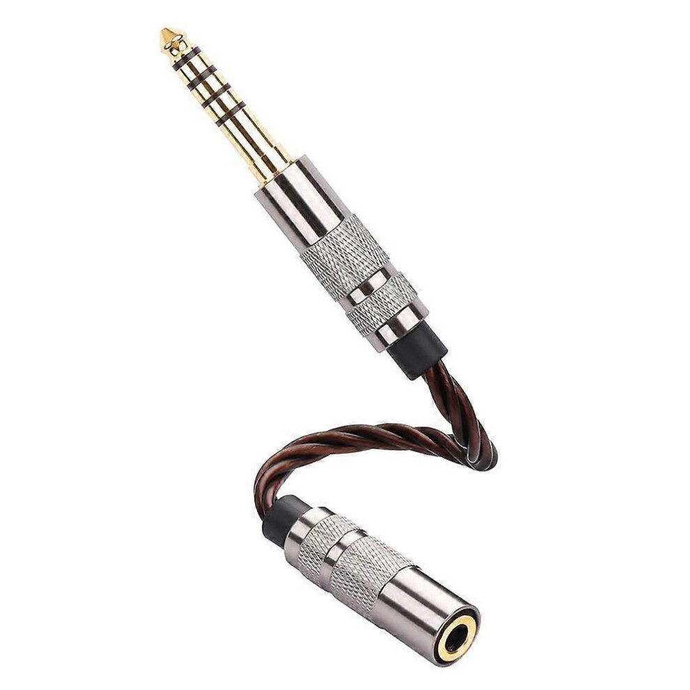 Hifi Audio Adapter Cable 4.4Mm Balanced Male To 3.5Mm Stereo Female,13Cm For Headphone Amp 9319739655520
