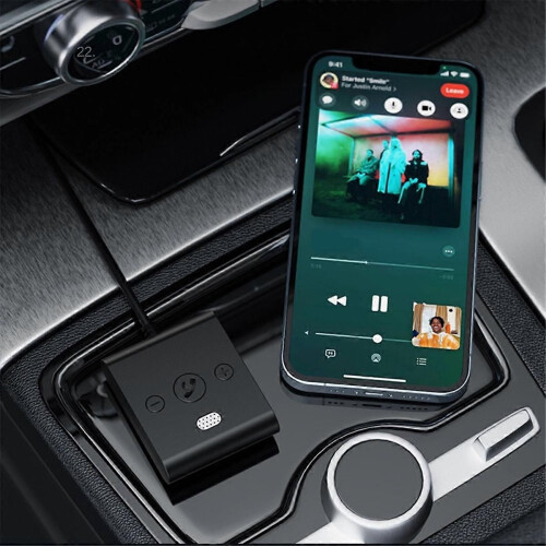 Προσαρμογέας αυτοκινήτου Bluetooth 5.4 AUX με μικρόφωνο 3.5mm USB U-Di 1