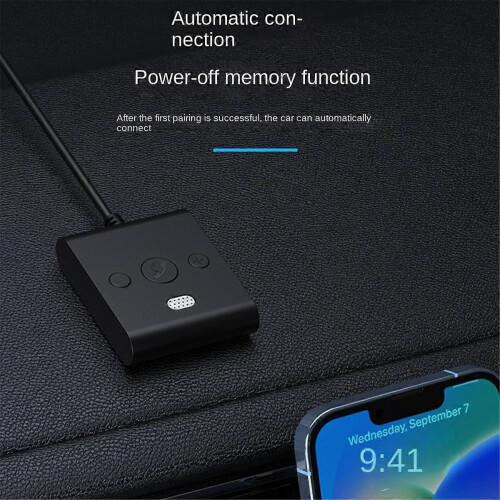 Προσαρμογέας αυτοκινήτου Bluetooth 5.4 AUX με μικρόφωνο 3.5mm USB U-Di 2