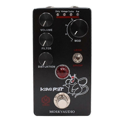 RAT Gitarreffektpedal Distortion Processor Delar