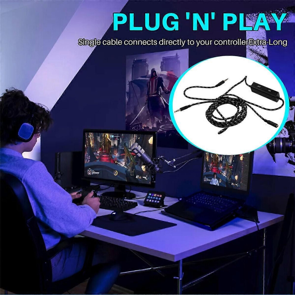 Noise Reduction Line Chat Link Pro Cable For Hd60 X, Hd60s Capture Card Chat Adapter Replacement For 9319739662795