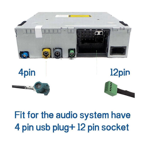 Ασύρματος προσαρμογέας αυτοκινήτου DC12V 12Pin AUX Bluetooth 5.0 Hands-Free 1
