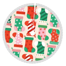 Christmas Tree Skirt 36 Inch Rustic Holiday Decor