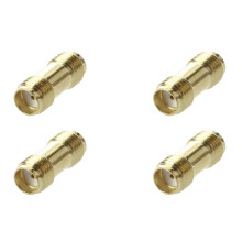 4X Straight SMA Female to Female Jack RF Adapter Connector