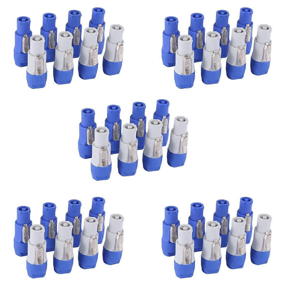 40Pcs Powercon 3 Pin Speaker Chassis Adapter Nac3fca Nac3fcb Powercon Connector 3Pins 20A 250V Power 9319739661491