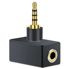 Audiophile-sovitin 2,5 mm uros - 3,5 mm naaras -liittimeen
