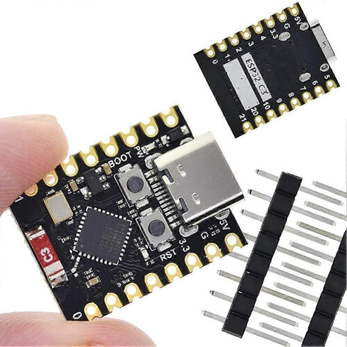 ESP32 C3 ontwikkelingsbordmodules, mini wifi-, BT- en Bluetooth-module, RISC-V 32-bits single-core processor 1