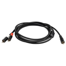 Καλώδιο προσαρμογέα RCA Y Καλώδιο Subwoofer Y 1X RCA σε 2X RAC Καλώδιο