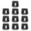 10Pcs Turntable Stylus Display Case - Stylus Holder 1