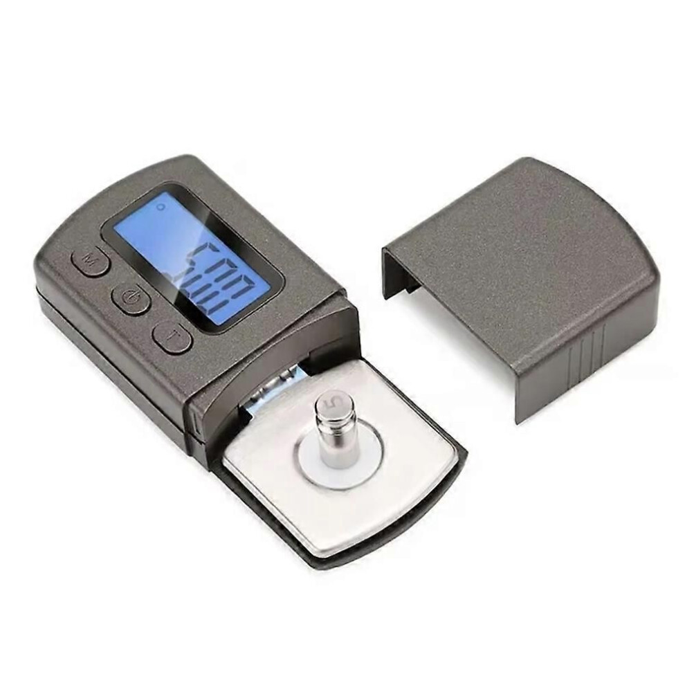 Turntable Stylus Compatiblece Scale 0.01G Accuracy Portable Backlight Phonograph Needle Pressure Gauge Compatible Turntable Stylus 9319739669169