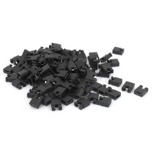 120 Stück 2,54 mm Standard-PCB-Shunts, kurze Mini-Jumper-Kappenverbinder