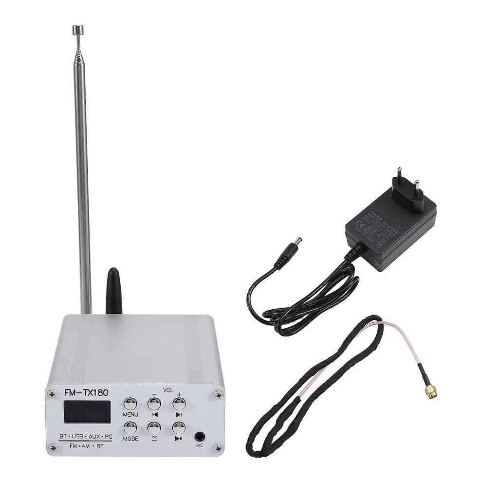 Stereo Fm Transmitter Am Medium Band Transmitter Bluetooth Audio Wireless Transmitter With Am Antenna Eu Plug 9319739661644