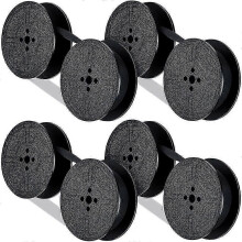 4 Pack Typewriter Ribbon Spool Ink Replacement for Typewriter - Black Ink Spool