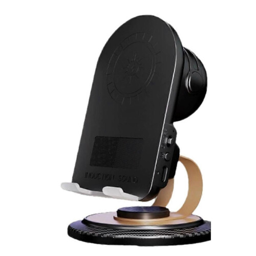 Induction Speaker Phone Holder Multi-Functional Wireless Induction Audio Phone Holder Induction Pla 1