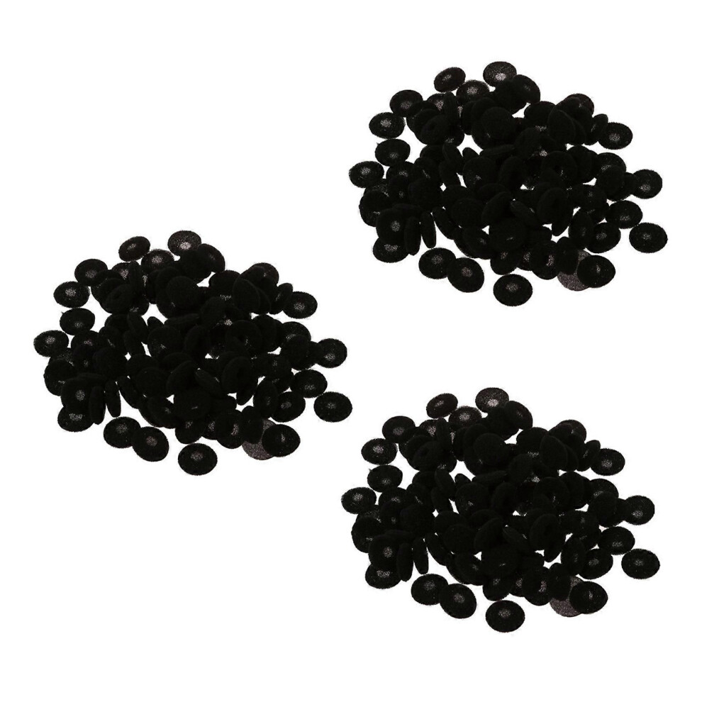300 Pcs Sponge Earbud Headphone Cap Ear Pads Cover Replacement Black 9319739674590
