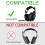 Durable Replacement Ear Pads Cushions for Astro A40TR Headset Earcups 2