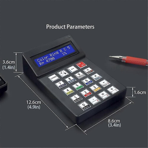 Αριθμομηχανή γραφείου με οθόνη LCD1602 7-Bit, κιτ εργασίας συγκόλλ 2