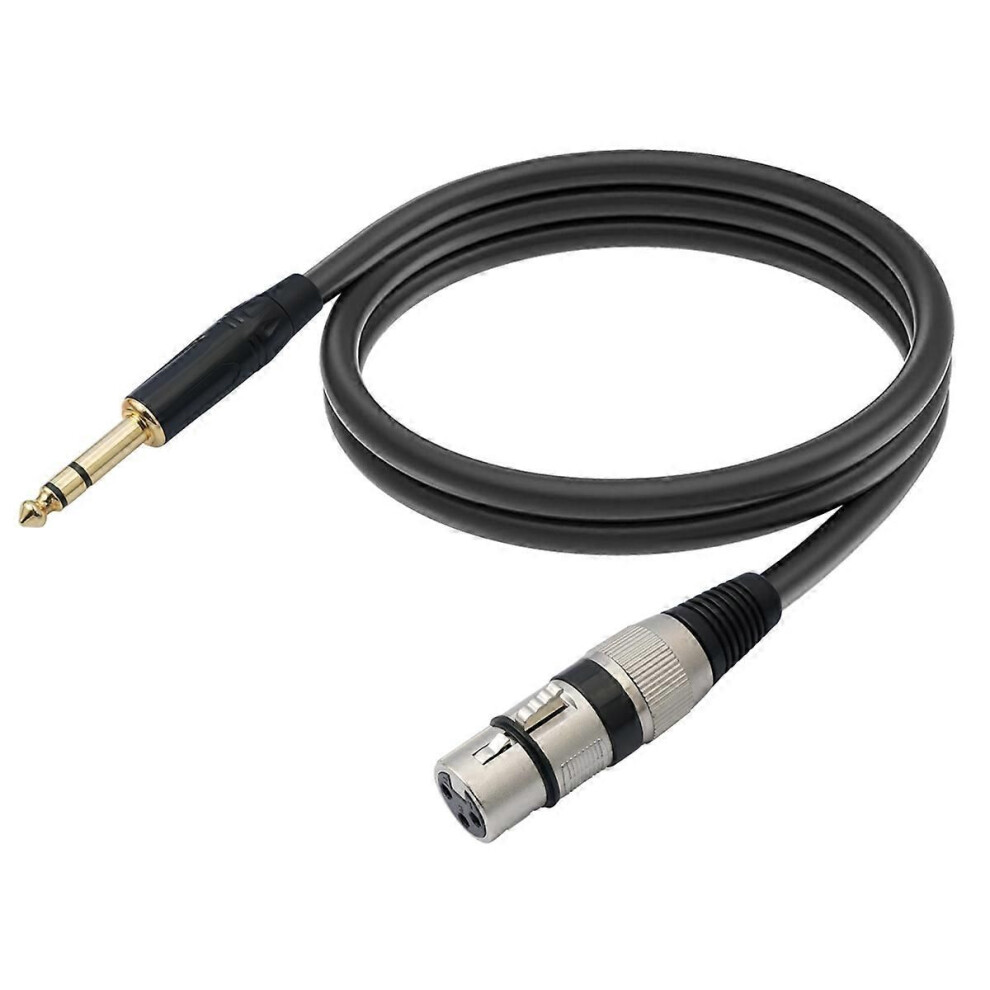 Trs 1/4 Inch To Xlr 3Pin Cable Balanced Xlr To Jack 6.35Mm 1.8M Gold 9319739666755