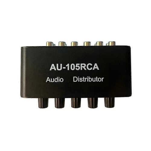 AU-105RCA Διανομέας Ήχου Στερεοφωνικός Μίκτης Ήχου 1 Είσοδος