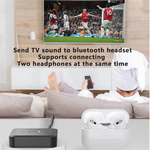 Δέκτης πομπού ήχου Bluetooth 5.2 2 σε 1 24Bit 96Khz 3.5MM AUX Adaptive LL HD Wireless Adapter 2