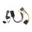 6Pin Προσαρμογέας ήχου Bluetooth αυτοκινήτου MIC Καλώδιο AUX handsfree 2