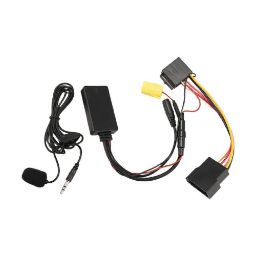 6Pin Προσαρμογέας ήχου Bluetooth αυτοκινήτου MIC Καλώδιο AUX handsfree 1