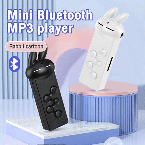 Bluetooth 5.0 MP3 Player Bunny Mini MP3 Player-White 1